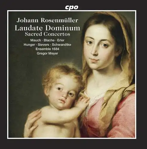 CD: Johann Rosenmüller, Laudate Dominum, 2017,  gebraucht, wie neu