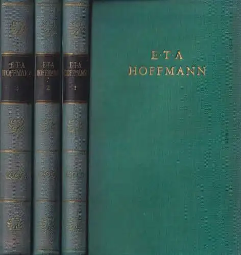 Buch: Werke in drei Bänden, Hoffmann, E. T. A., 3 Bände, 1963, Volksverlag