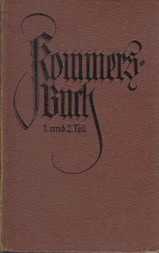 Buch: Kommersbuch Teil II, Studentenliederbuch, ca. 1900, Reclam Verlag