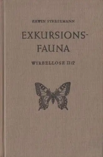 Buch: Exkursionsfauna von Deutschland, Wirbellose II/2, Insekten, Volk & Wissen