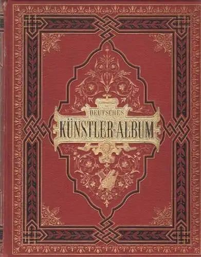 Buch: Deutsches Künstler-Album 10. Scherenberg, E., 1877, Breidenbach & Baumann