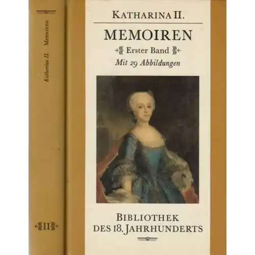 Buch: Memoiren, 2 Bände. Katharina II., 1986, Insel Verlag, gebraucht, gut