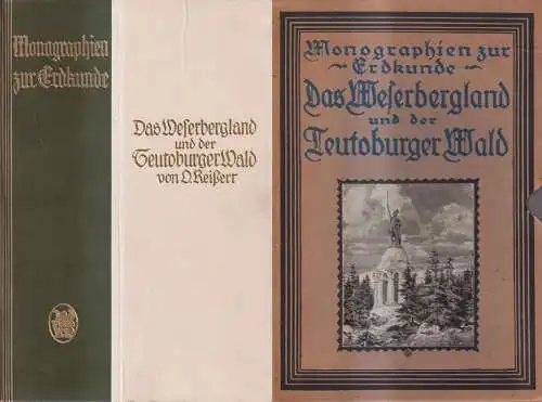 Buch: Das Weserbergland und der Teutoburger Wald, O. Reißert, 1925, Velhagen