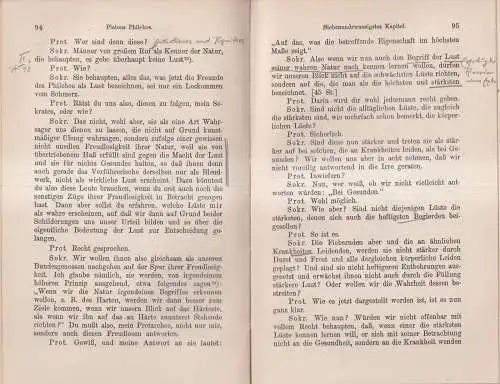 Buch: Platons Dialog Philebos, O. Apelt, 1912, Meiner, Philosophische Bibliothek