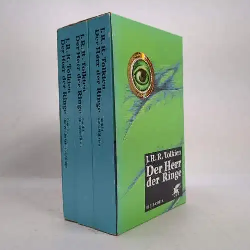 Buch: Der Herr der Ringe, Tolkien, J. R. R., 3 Bände, 2002, Verlag Klett-Cotta