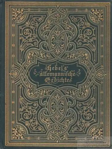 Buch: J.P. Hebel´s allemannische Gedichte für Freunde ländlicher Natur... Hebel