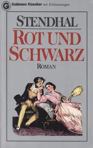 Buch: Rot und Schwarz, Stendhal, 1983, Goldmann Verlag, gebraucht, gut