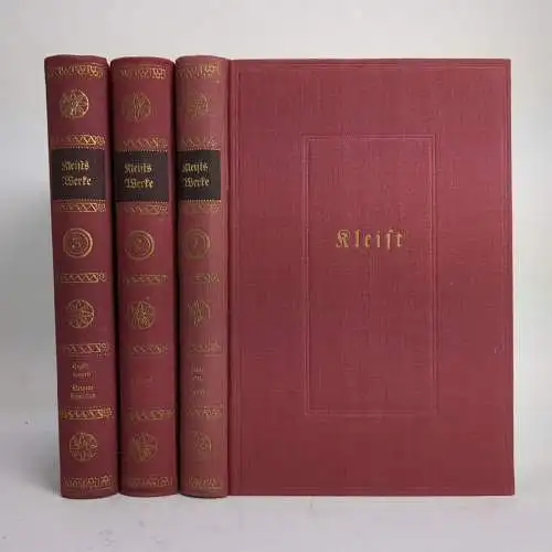 Buch: Kleists Werke in drei Bänden, Heinrich von Kleist, Reclam Verlag, 3 Bände
