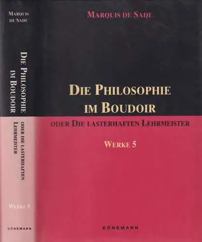 Buch: Die Philosophie im Boudoir, Sade, Donatien-Alphonse-Francois de, 1995