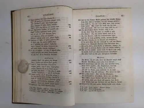 Buch: Rasender Herakles, Euripides, 1849, Engelmann, Griechisch und Deutsch