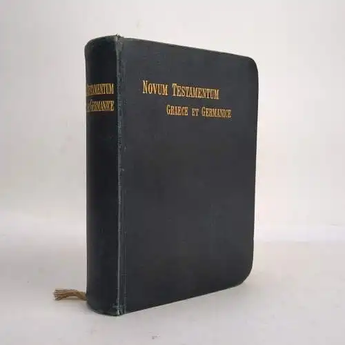 Buch: Novum Testamentum Graece et Germanice, Das Neue Testament, Nestle, 1913