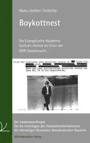 Buch: Boykottnest, Tschiche, Hans-Jochen, 2008, Mitteldeutscher Verlag, signiert