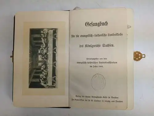 Buch: Gesangbuch für die evangelisch-lutherische Landeskirche Sachsen, Te 338776