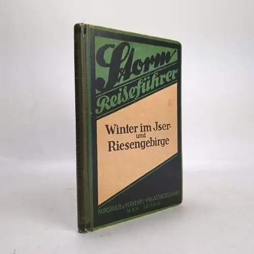 Buch: Winter im Riesen- und Isergebirge, Walther Dressler, Storm Reiseführer