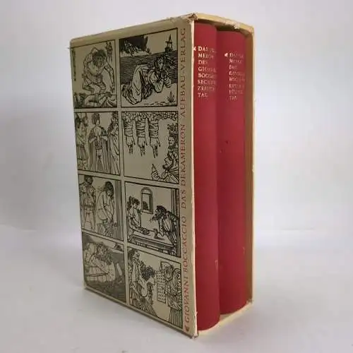 Buch: Das Dekameron, Boccaccio, Giovanni. 2 Bände, 1958, Aufbau-Verlag