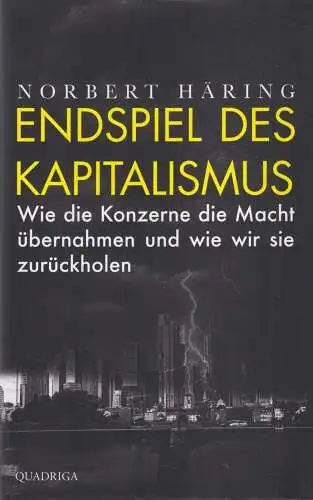 Buch: Endspiel des Kapitalismus, Häring, Norbert, 2021, gebraucht, sehr gut