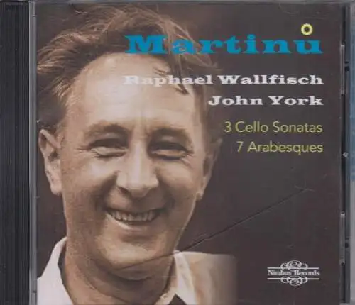 CD: Raphael Wallfisch / John York, Martinu, Nimbus Records, gebraucht, gut