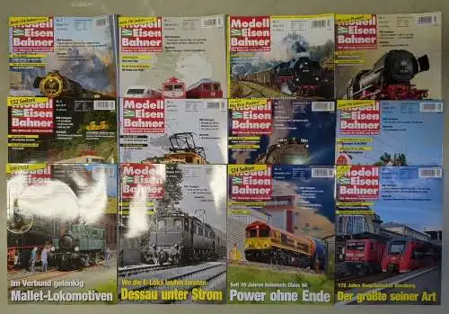 Modelleisenbahner 2019, Heft 1-12, Verlagsgruppe Bahn, Zeitschrift, Modellbau