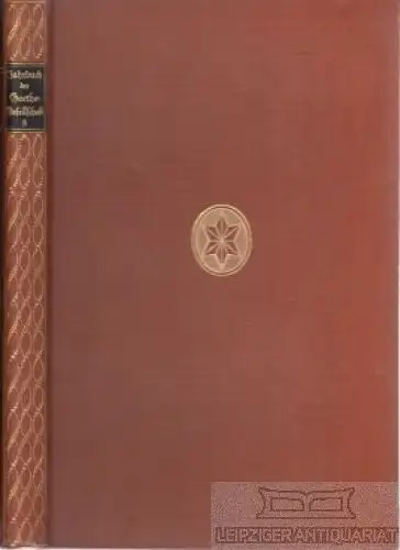Buch: Jahrbuch der Goethe-Gesellschaft - Achter Band, Gräf, Hans Gerhard.  35777