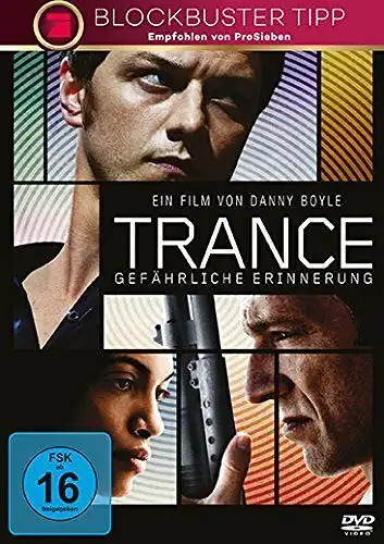 DVD: Trance - Gefährliche Erinnerung. Boyle, Danny, 2013, James McAvoy, Film