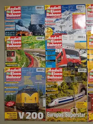 Modelleisenbahner 2010, Heft 1-12, Verlagsgruppe Bahn, Zeitschrift, Modellbau