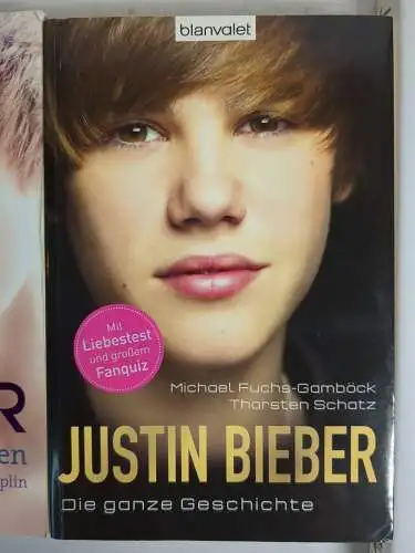 3 Bücher Justin Bieber: Mein Leben; Die ganze Geschichte; Alles ist möglich