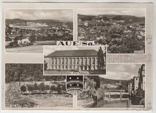 AK Aue/Sa., ca. 1965, VEB Bild und Heimat, gelaufen, gebraucht gut