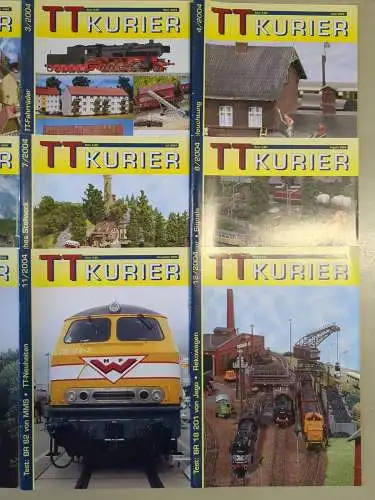 TT Kurier 2004, Die Zeitschrift für den TT-Bahner, Heft 1-12, Modelleisenbahn