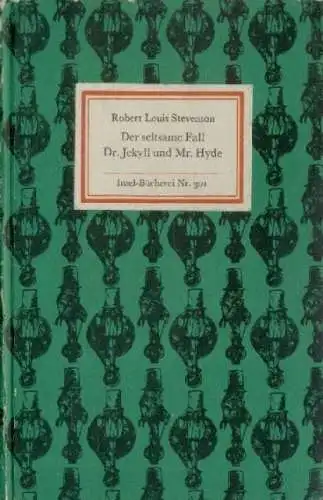 Insel-Bücherei 301, Der seltsame Fall Dr. Jekyll und Mr. Hyde, Stevenson. 1969