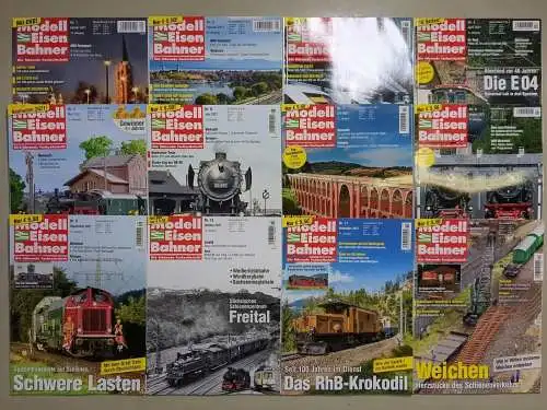 Modelleisenbahner 2021, Heft 1-12, Verlagsgruppe Bahn, Zeitschrift, Modellbau