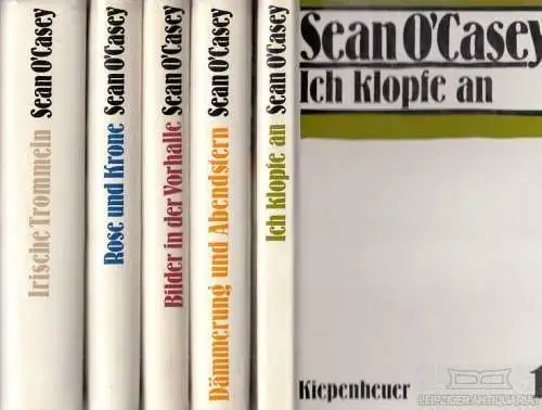 Buch: Werkauswahl in 5 Bänden, O'Casey, Sean. 5 Bände, 1980 ff, gebraucht, gut