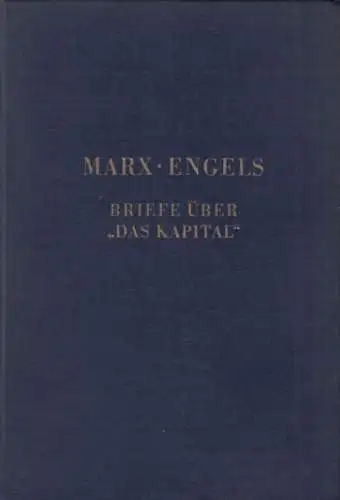 Buch: Briefe über Das Kapital, Marx, Karl / Engels, Friedrich. 1954