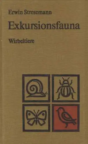 Buch: Exkursionsfauna für die Gebiete der DDR und der BRD Band 3: Wirbeltiere