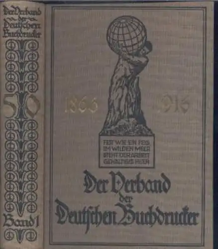 Buch: Der Verband der Deutschen Buchdrucker, Krahl, Willi. 1916, gebraucht, gut