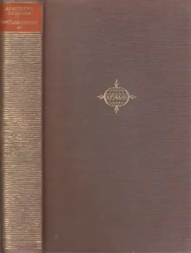 Buch: Der Nachsommer, Stifter, Adalbert. Epikon, 1961, Paul List Verlag