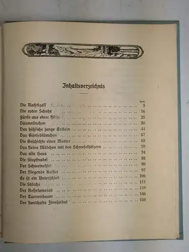 Buch: Schönste Märchen, Hans Christian Andersen, 1937, Enßlin & Laiblin Verlag