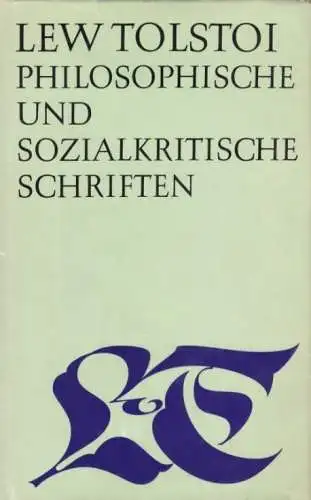 Buch: Philosophische und sozialkritische Schriften, Tolstoi, Lew. 1974