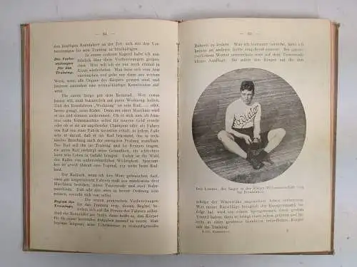 Buch: Der Radrennsport, Robl, Thaddäus, 1905, Gretlein & Co., Sport und Spiel