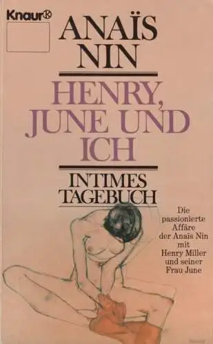 Buch: Henry, June und ich, Nin, Anais. Knaur, 1991, Knaur Verlag
