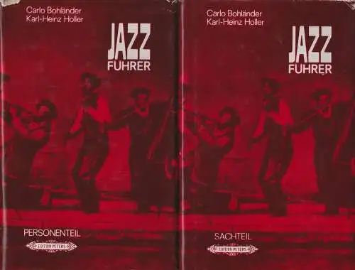 Buch: Jazzführer, Bohländer / Holler. 2 Bände, 1980, Edition Peters