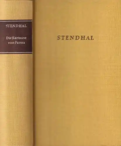 Buch: Die Kartause von Parma, Stendhal, 1966, Buchclub 65, gebraucht, gut