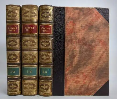 Buch: Storms Sämtliche Werke in sechs Bänden, Th. Knaur Verlag, 6 in 3 Bänden
