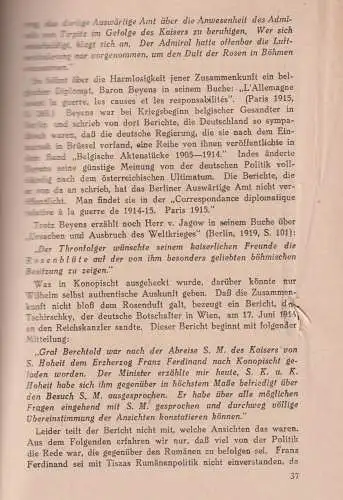 Buch: Wie der Weltkrieg entstand, Kautsky, Karl, 1919, Paul Cassirer