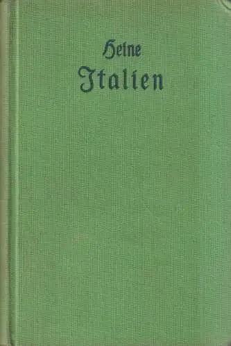 Buch: Italien, Heinrich Heine, Reclam Verlag, gebraucht, gut, Text in Fraktur