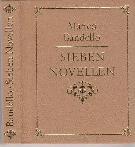 Buch: Sieben Novellen, Bandello, Matteo. 1983, Rütten & Loening Verlag
