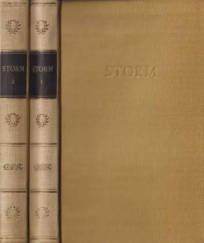 Buch: Storms Werke in zwei Bänden, Storm, Theodor. 2 Bände, 1964, Aufbau-Verlag