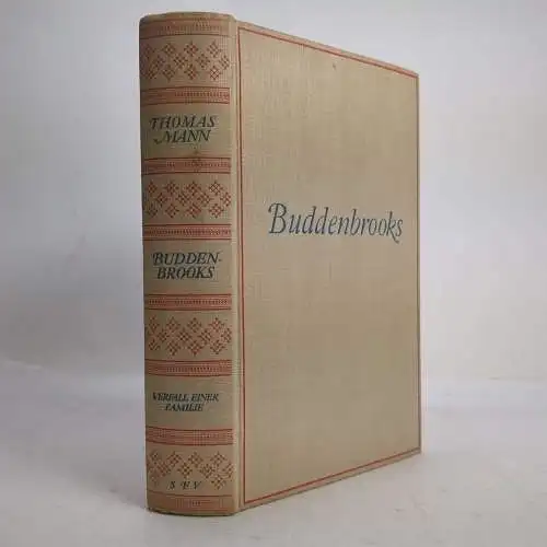 Buch: Buddenbrooks - Verfall einer Familie, Thomas Mann, 1930, S. Fischer 338802