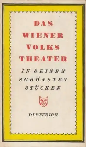 Sammlung Dieterich 253, Das Wiener Volkstheater, Helbig, Gerhard u. a. 1960