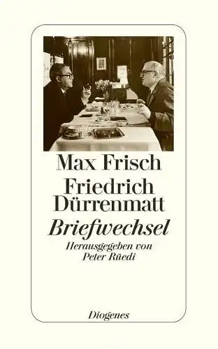 Buch: Briefwechsel, Frisch, Max, Dürrenmatt, Friedrich, 1998, Diogenes