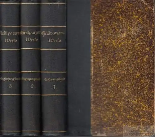 Buch: Sämmtliche Werke. Dritte Ausgabe, Grillparzer, Franz. 6 in 3 Bände, 1888
